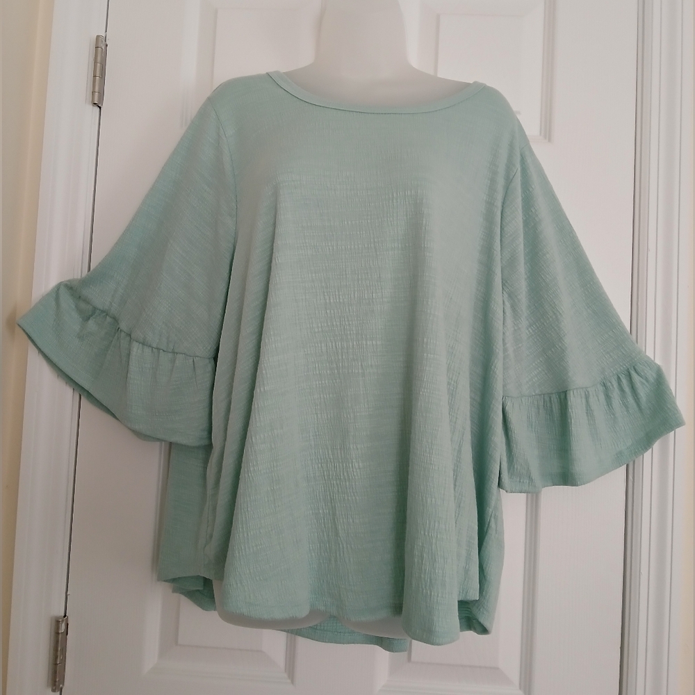 New Directions Mint Green Women's Top